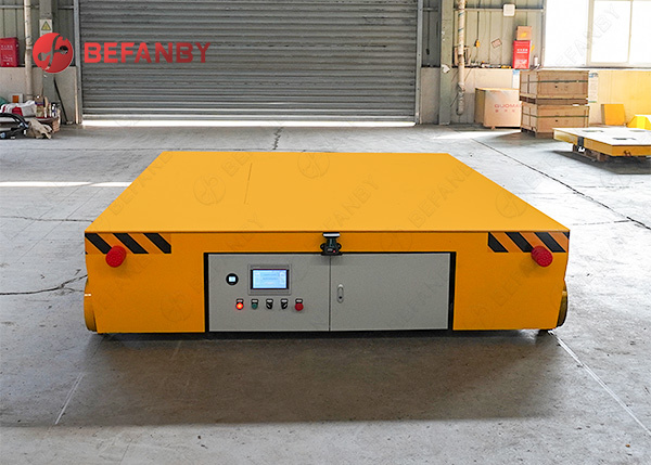 Environmental Cast Steel Wheel Battery Transfer Cart with 24 Months Warranty for Rail Operation