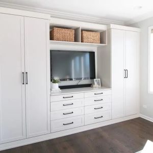 Pop Style Luxury Custom Storage Bedroom Wardrobe in Modern Design with PANEL