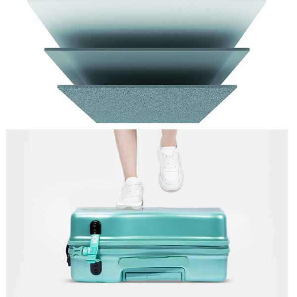 NHL021-7 high quality PC 20 inch kids scooter trolley case 3D cartoon travlling universal wheel suitcase