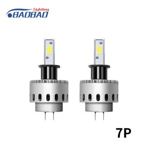 7P 45W 6000Lumen high power all in one canbus car led headlight