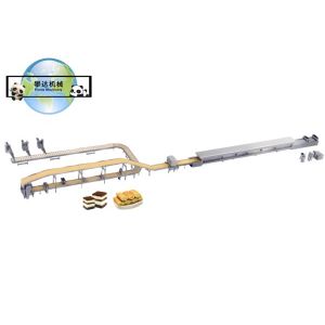 Full Automatic Swiss Roll and Layer Cake Production Line, Swiss Roll and Layer