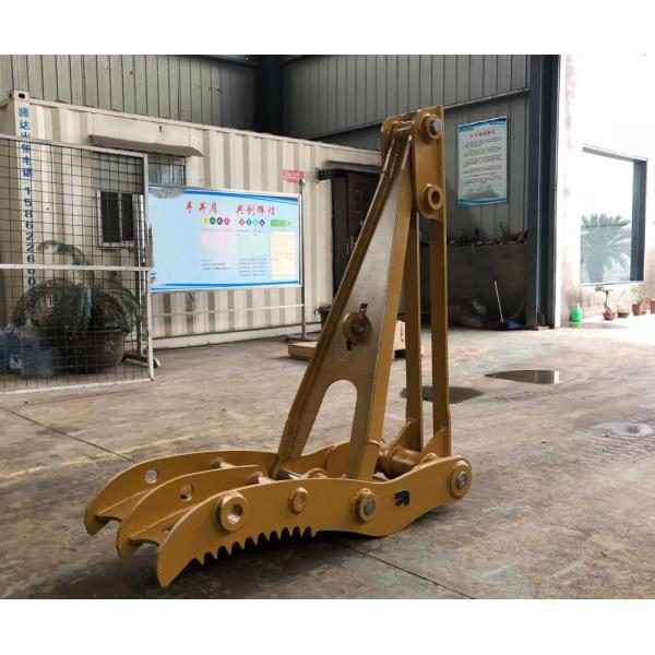 Q345B Backhoe Bucket With Thumb Optimized for Grading Site Cleanup