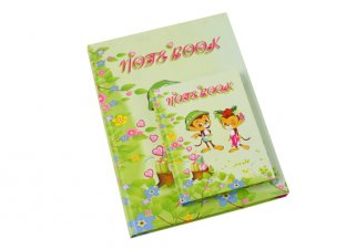 Cute monkey hard cardboard cover Lenticular Notebook