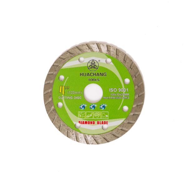 Cold Press 4inch 105*1.8/1.2*10*8*20mm Turbo Diamond Blade High Quality For General Purpose , Ceramic , Marble