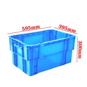 Solid Box Style Logistic Transport PP Plastic Moving Crate Soft Drink For