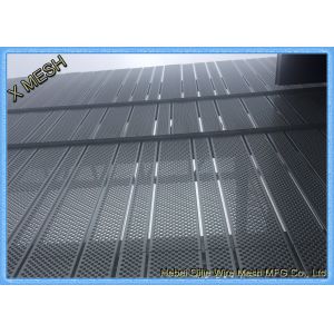 China Anti Skid Perforated Metal Mesh , Wire Mesh Flooring Punching Hole Nature Surface on sale