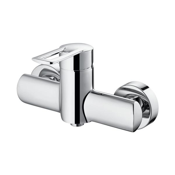 Ergonomic 1 Handle Shower Mixer Faucet Full Brass Body Hot Cold Water