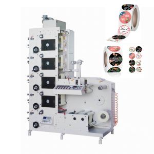 Wholesale Paper Cup Narrow Web Flexo Printing Machine 5 Color 320mm With Auto Brake Conrtoller from china suppliers