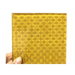 Wire Mesh Architectural Laminated Glass For Retail Spaces