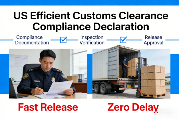 US Efficient Customs Clearance Compliance Declaration Fast Release Zero Delay