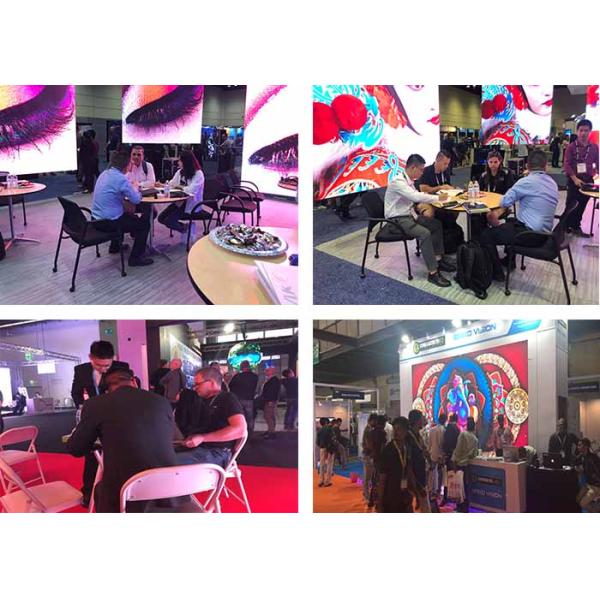 Curved Flexible LED Display 5mm Thickness Good Heat Effect Twisted Installation