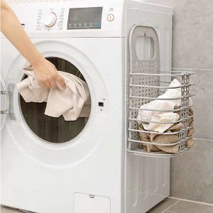 Washable Practical Wall Mounted Hamper , Sonsill Portable Hanging Laundry