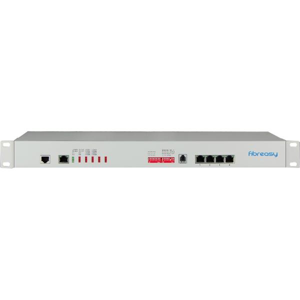 Quality PDH Fiber Optical Multiplexer  4E1 PDH with 4 ports 100M or 1000M Ethernet with two fiber port , double power supply for sale