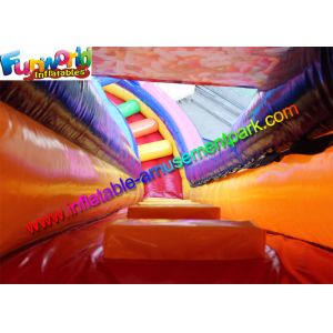 School Inflatable Obstacle Course Funworld Commercial Grade Giant Candy