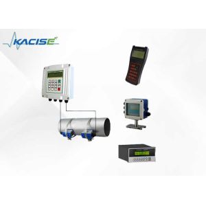 Handheld Ultrasonic Liquid Flow Meter High Accuracy With Rechargeable Power