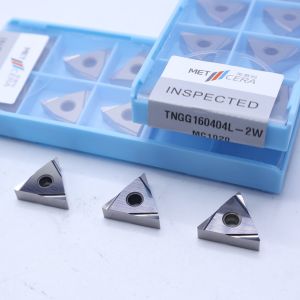 TNGG1604 Negative Turning Inserts with 2W Finish Chipbreakers and MC1020/PV1120