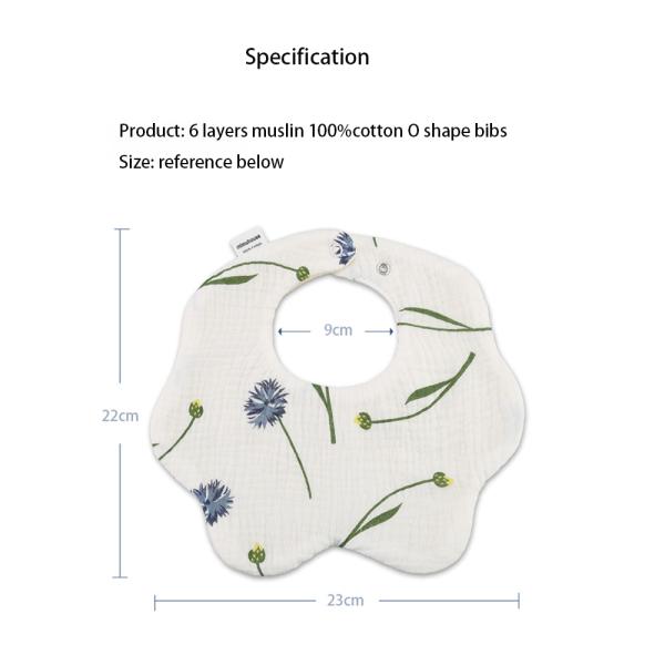 Durable Quality Infant Bibs Feeding the Baby of Cotton in Multiple Color