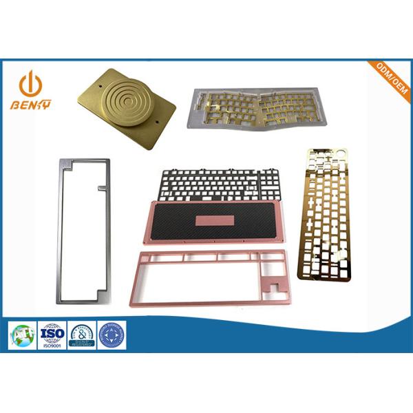 Quality CNC Mechanical Custom Electronic Enclosures Aluminum Keyboard Model for sale