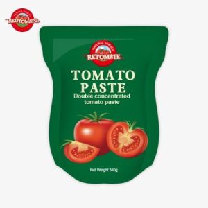 Wholesale The 340g Red Tomato Paste Stand-Up Sachet Is Convenient And Delicious from china suppliers