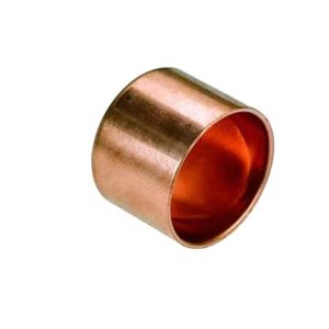 USA Origin Copper Pipe Cap with Polished Finish and NPT Thread Type