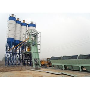 Modular HZS75 75M3/H Small Fixed Cement Concrete Batching Mixing Plant