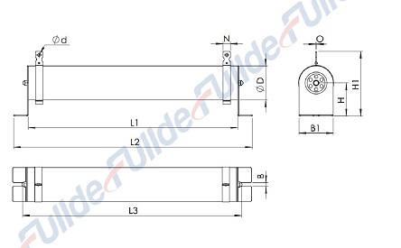 Tube Ceramic High Power Resistor Suitable For Device Power Distribution