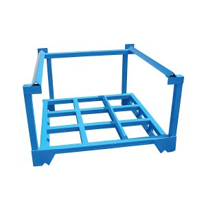 Heavy Duty Movable Metal Stack Rack Frame Vegetables Warehouse Storage