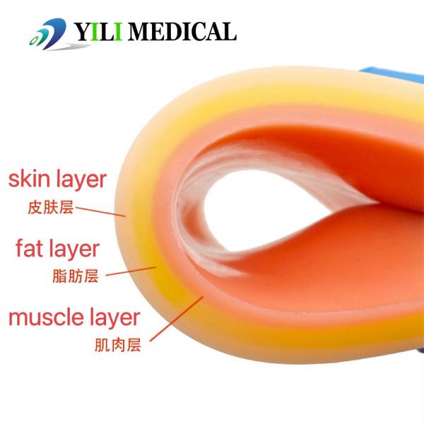 DIY Creative Suture Practice Kit Silicone Simulation Skin Wound Suture Training Pad