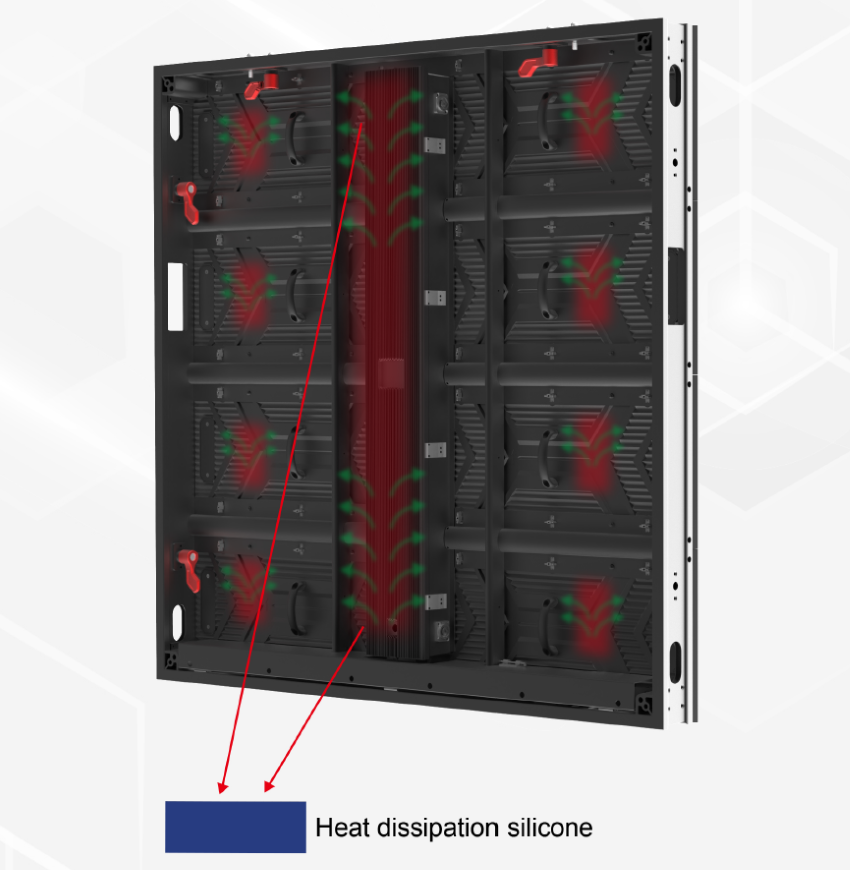 Fixed Series 1000*1000mm Profile aluminum cabinet for 500x250mm module
