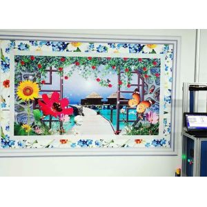 China 10ML/m2 720*1080dpi Wall Mural Printing Machine EPSON DX-7 on sale