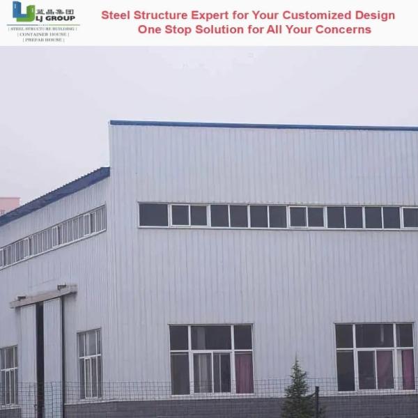 Quality Q355 Prefabricated Steel Structure Warehouse with Galvanized Frame for sale