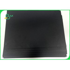 350PT No White Spots On The Surface No Fade Black Stiff Paperboard For Gift Box