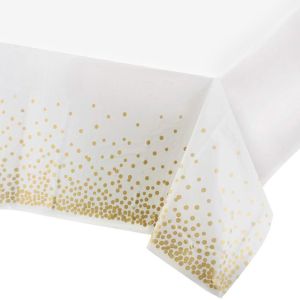 Customized Rectangular Dust Proof Solid Color Tablecloth With Logo