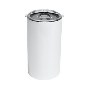 12oz Blank Stainless Steel Sublimation Tumblers Straight Sippy Cup With Straw