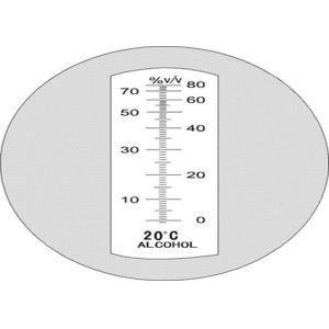 German Optical Glass Alcohol Refractometer 20.3cm*DN2.9CM FZLink Brand