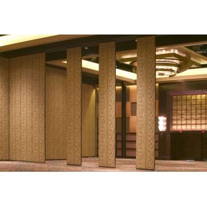 Aluminum Frame Folding Panel Movable Partition Walls / Sliding Wall Panels