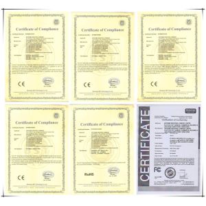 shenzhen Cidly Optoelectronic Technology Co., Ltd Certifications
