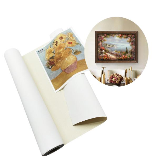 Quality Premium 380g Matte Polycotton Canvas Rolls For Latex Printers for sale