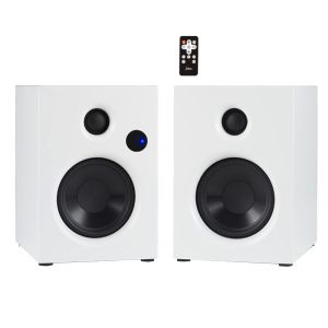 China AS30 Bluetooth Bookshelf Speaker with 60W Output and Remote Control on sale