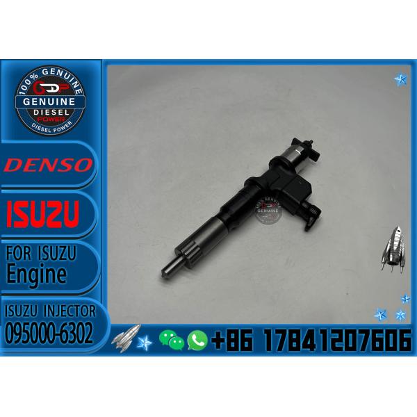 Common Rail Injector 095000-6302 9709500-630 1-15300436-2 For 6WF1 6WG1 Diesel Nozzle Assembly