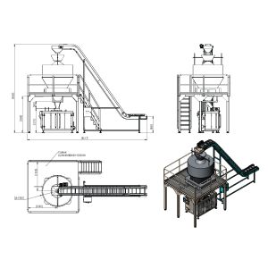 3PH 304 SUS Premade Pouch Filling Machine Gusset Pouch Packing 100mm Width