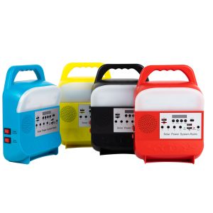 Wholesale ROHS Small Solar Lighting System For Home Camping Lamp With FM Radio from china suppliers