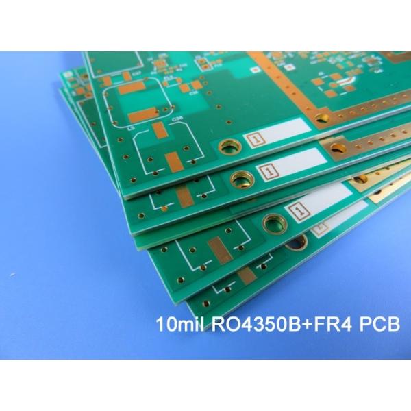 Quality Hybrid PCB | Mixed Material PCB Built On 10 mil RO4350B + FR-4 With Depth Controlled Drill for sale