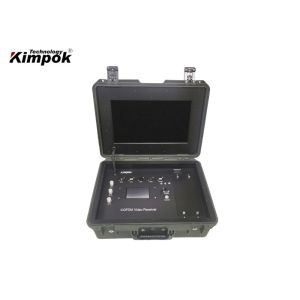 Portable Wireless COFDM Receiver with 17 Inch LCD Monitor Video Audio Communicat