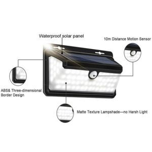 Hitechled Smart Solar Wall Light,LED Solar Motion Sensor Light HT-SW-251H