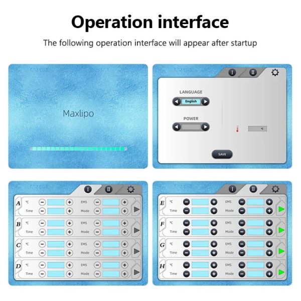 Professional Body Slimming Machine with Cold Fat Reduction 8 Pads for Effective Weight Loss and Body Shaping