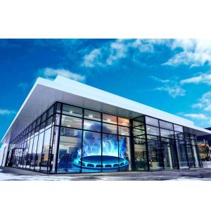 266x250 Transparent LED Display Panel Multiscene Aluminum Frame