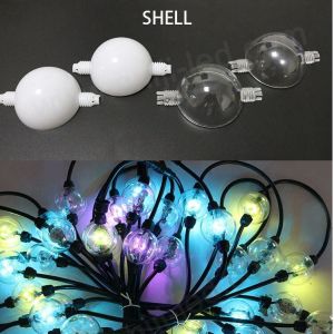 3m reel 6 LEDS DMX 3D led ball ws2811 led pixel string 50mm globe addressable