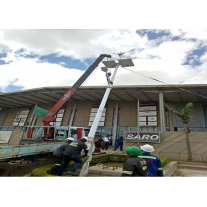 Green Power Solar Panel Street Lights With 30W LED Full Set Lighting Power