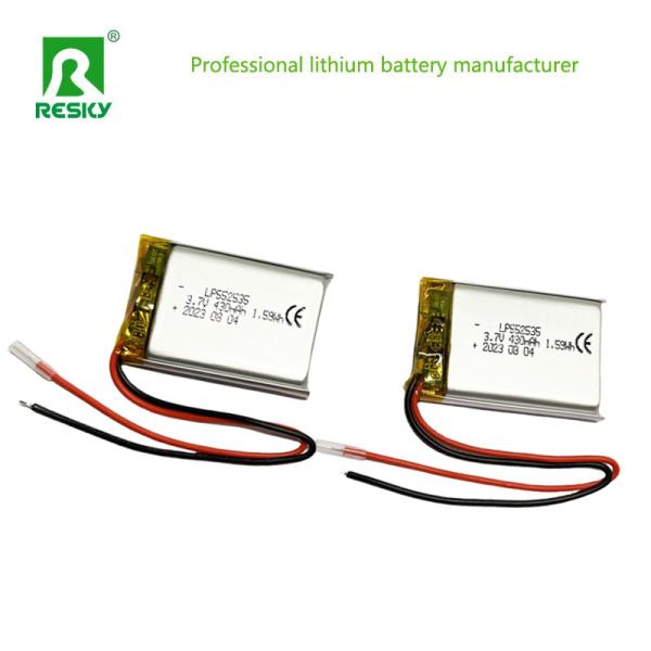 605080 Lithium Polymer Battery Pack 3.7V 7.4V 3000mAh Rechargeable Lipo Battery
